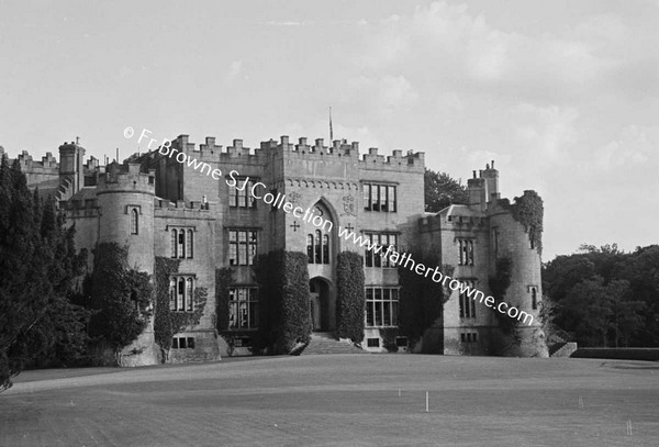 BIRR CASTLE  CASTLE FROM MOAT